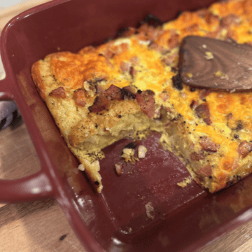 Leftover Ham & Hashbrown Casserole