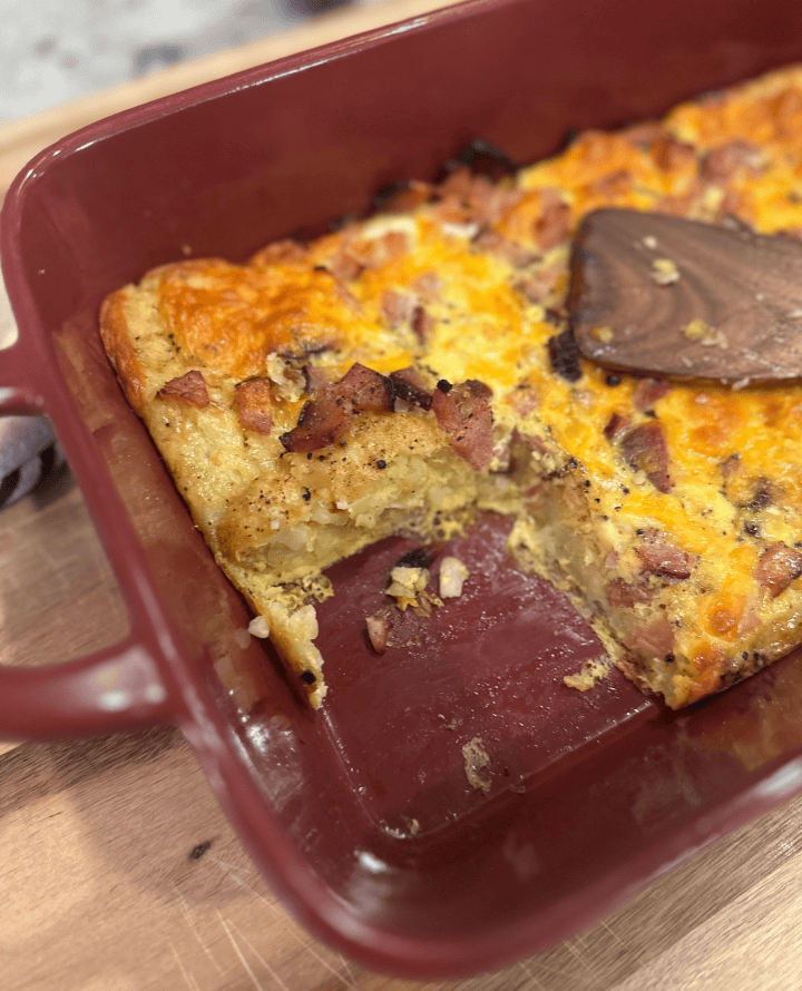 Leftover Ham & Hashbrown Casserole