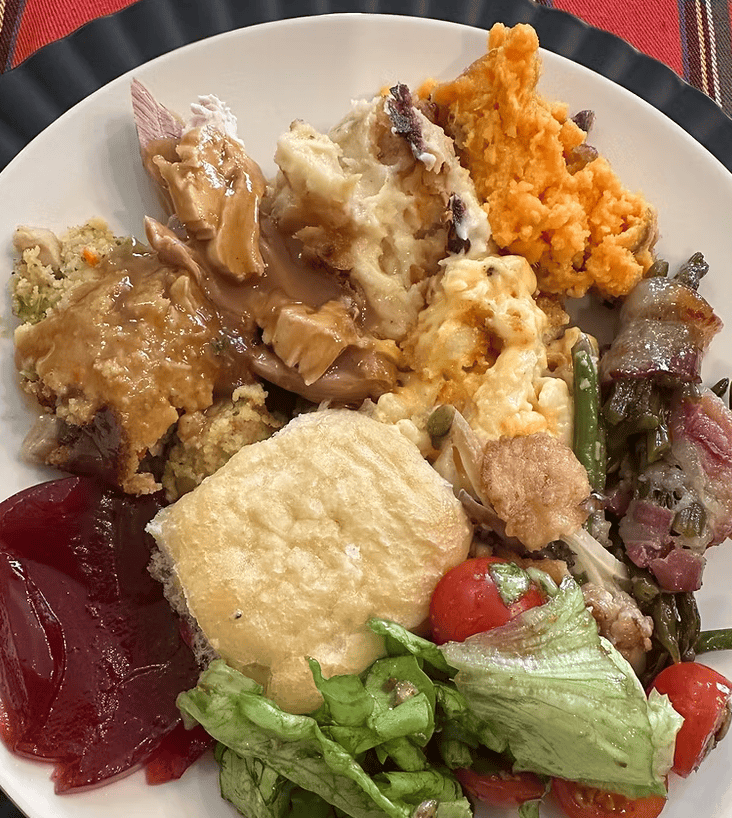 The perfect Southern Thanksgiving plate