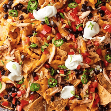 Oven baked Sheet Pan Nachos