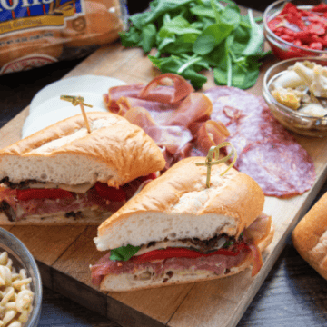The ultimate french bread Italian sandwich