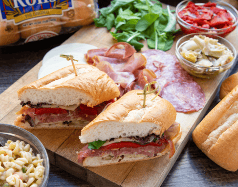 The ultimate french bread Italian sandwich