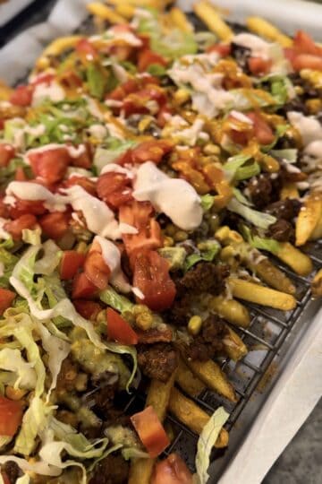 Sheet Pan Taco Fries