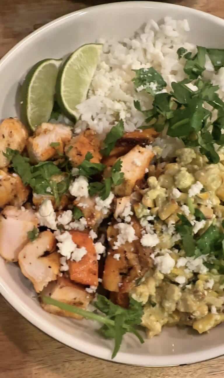 Street Corn Chicken Bowls
