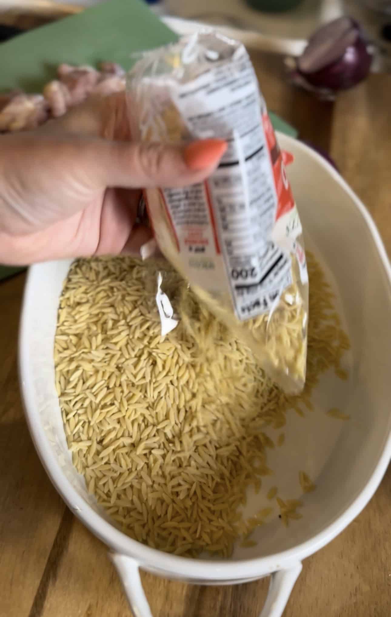 Add Orzo to your Dish 