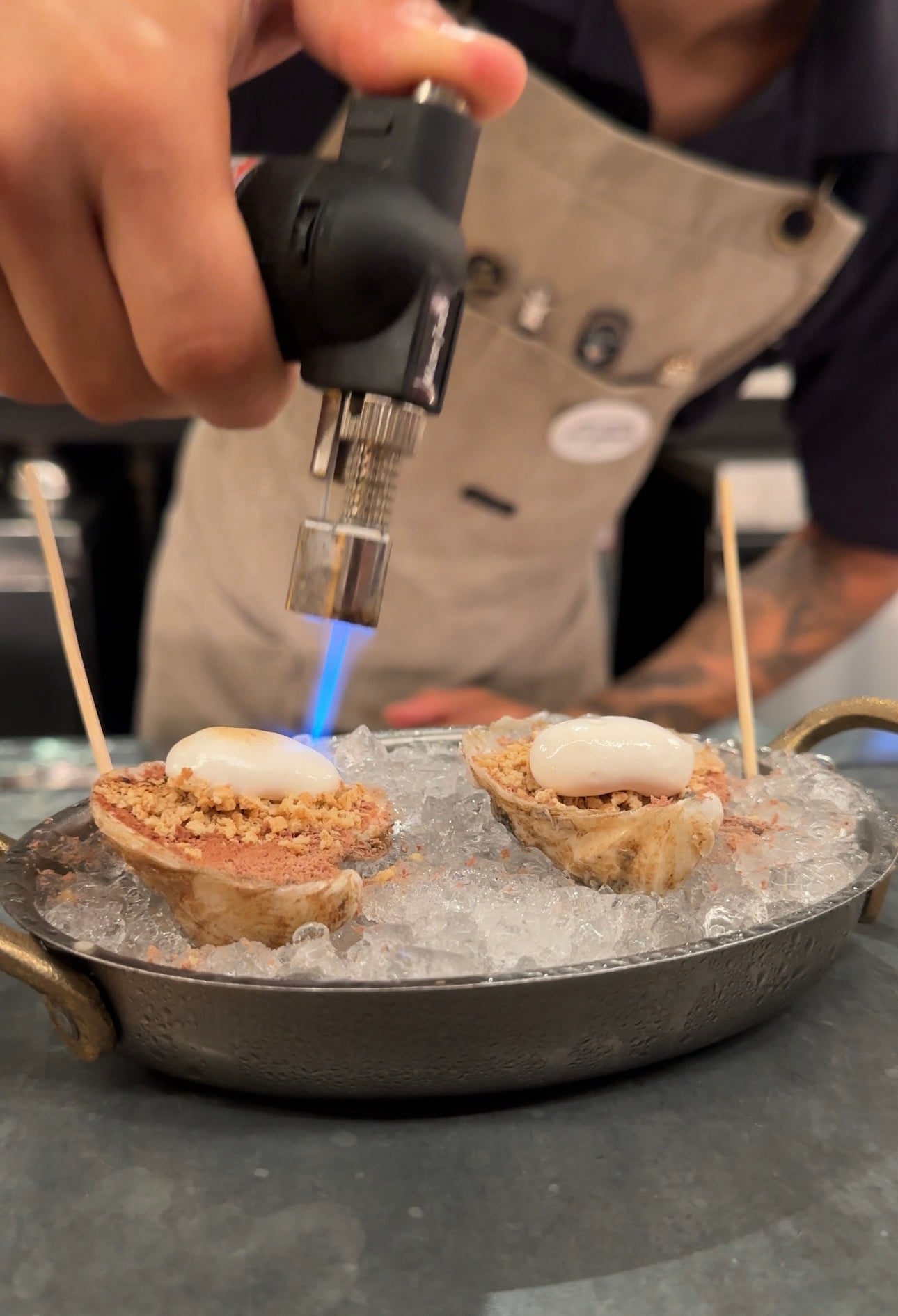 The infamous Sm'oyster from Fleet Landing in Charleston