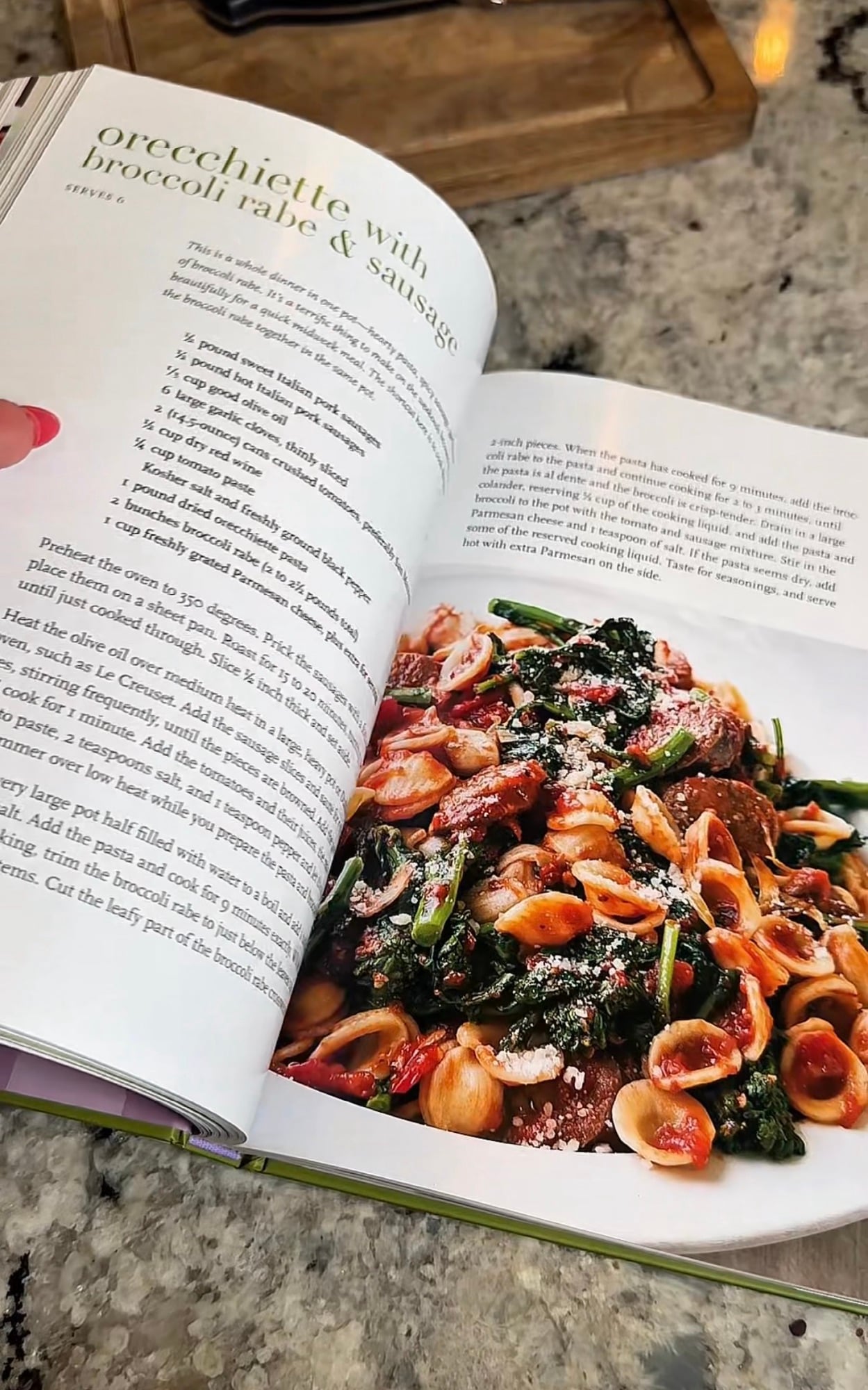 Flipping through Ina Garten’s Barefoot Contessa Foolproof cookbook for a Cooking With the Experts recipe.